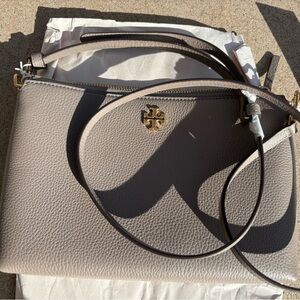 NWT Tory Burch Taupe Crossbody Bag